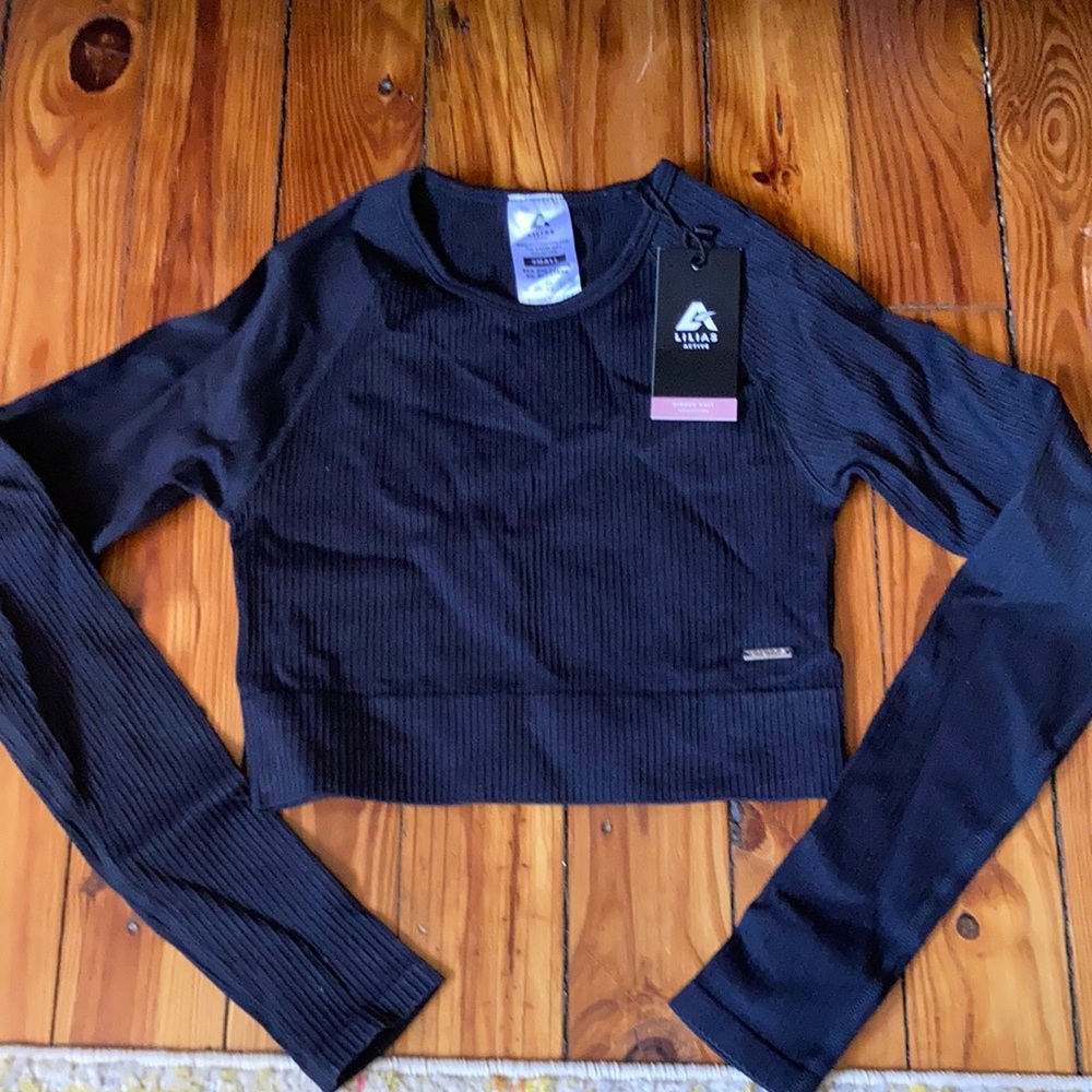Lilias ribbed knit long sleeve